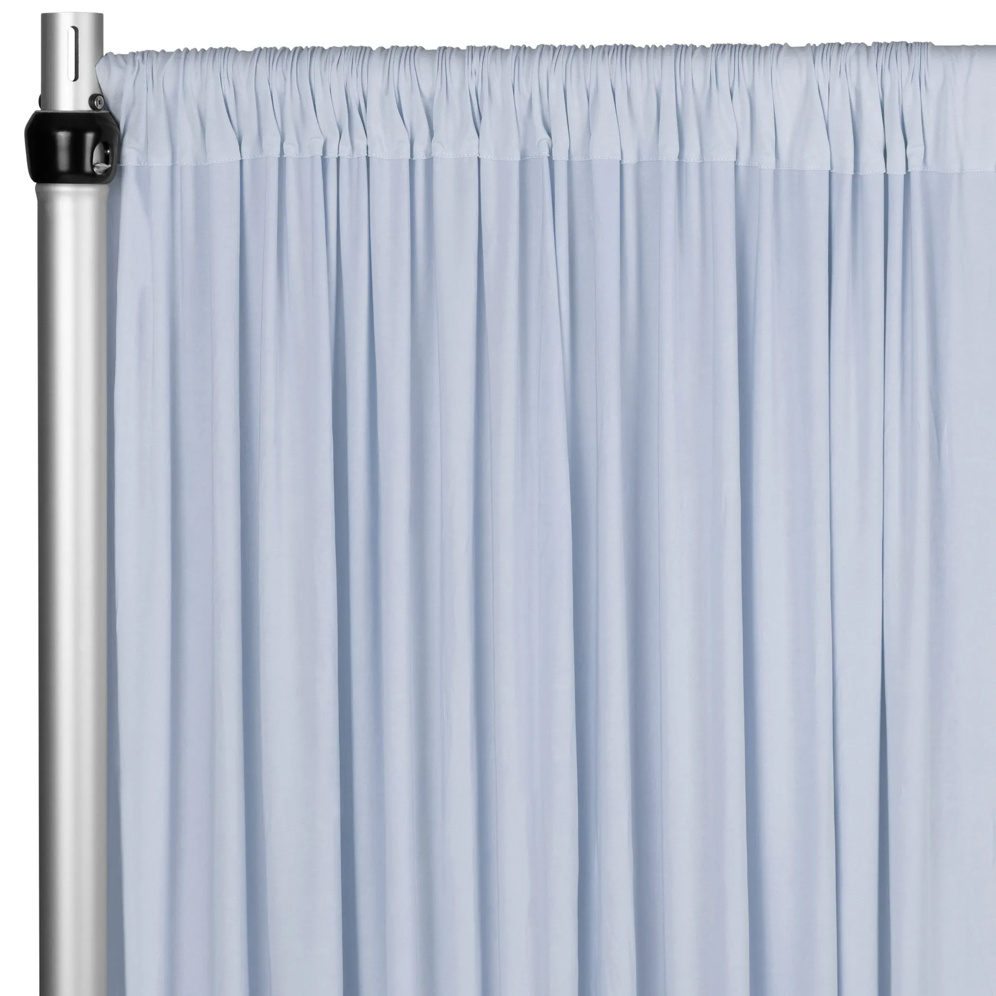 Spandex 4-way Stretch Drape Curtain 14ft H x 60" W - Dusty Blue