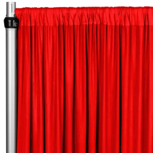 Spandex 4-way Stretch Drape Curtain 14ft H x 60" W - Red