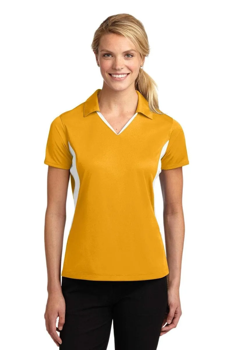 Sport-Tek LST655: Ladies Side Blocked Micropique Sport-Wick Polo