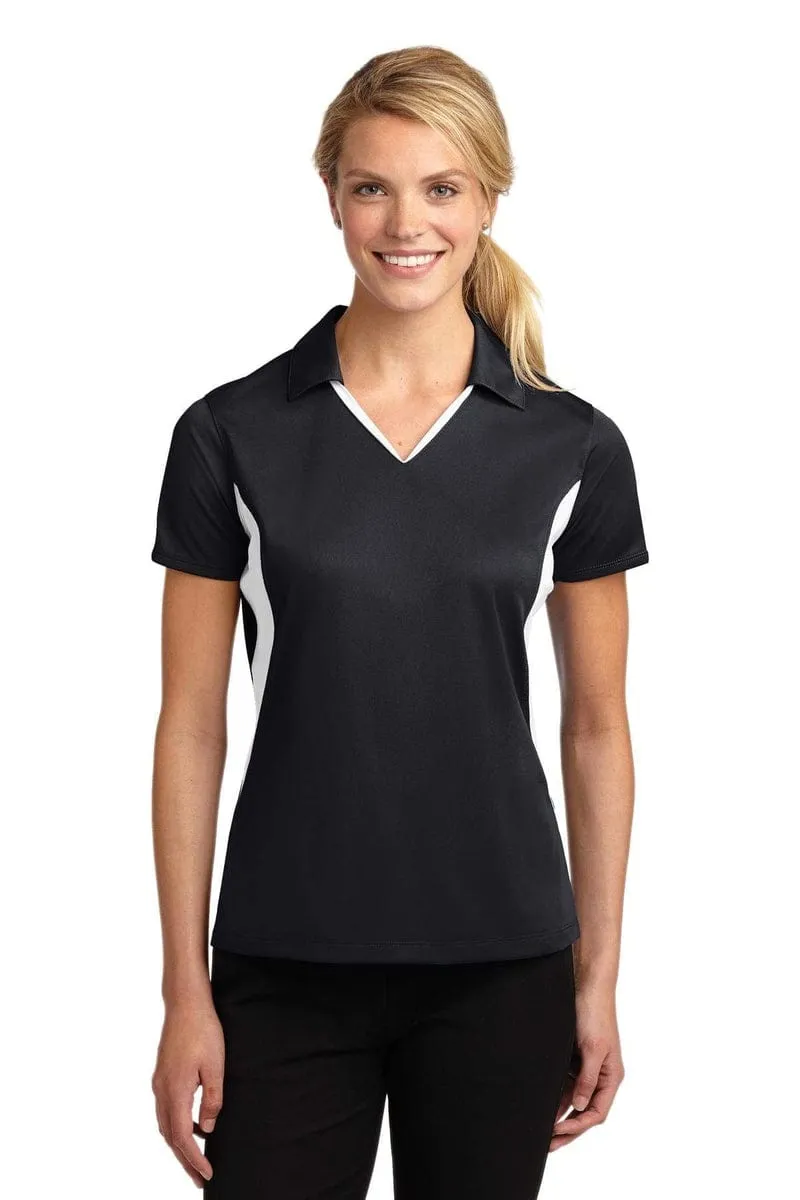 Sport-Tek LST655: Ladies Side Blocked Micropique Sport-Wick Polo