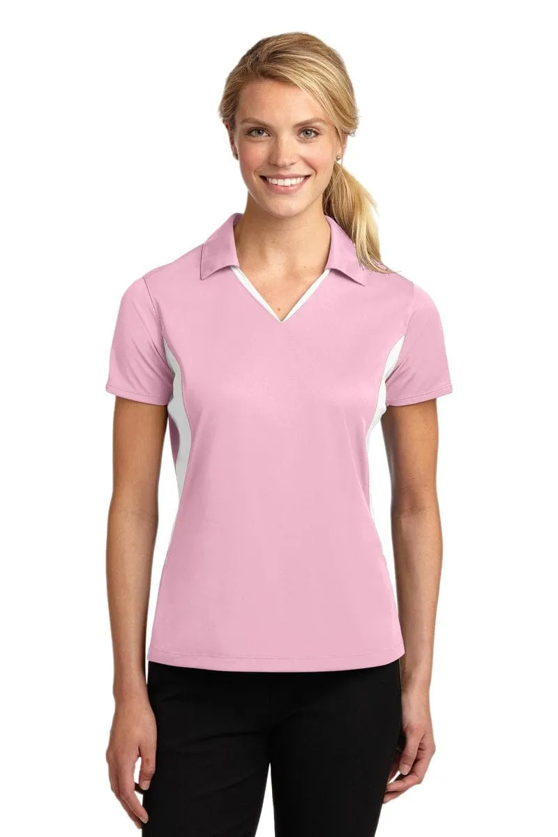 Sport-Tek LST655: Ladies Side Blocked Micropique Sport-Wick Polo