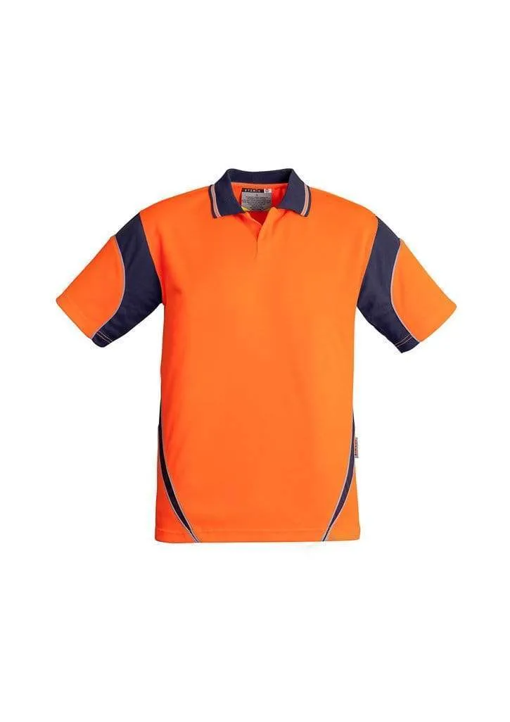 SYZMIK Men’s Hi Vis Aztec Polo - Short Sleeve ZH248