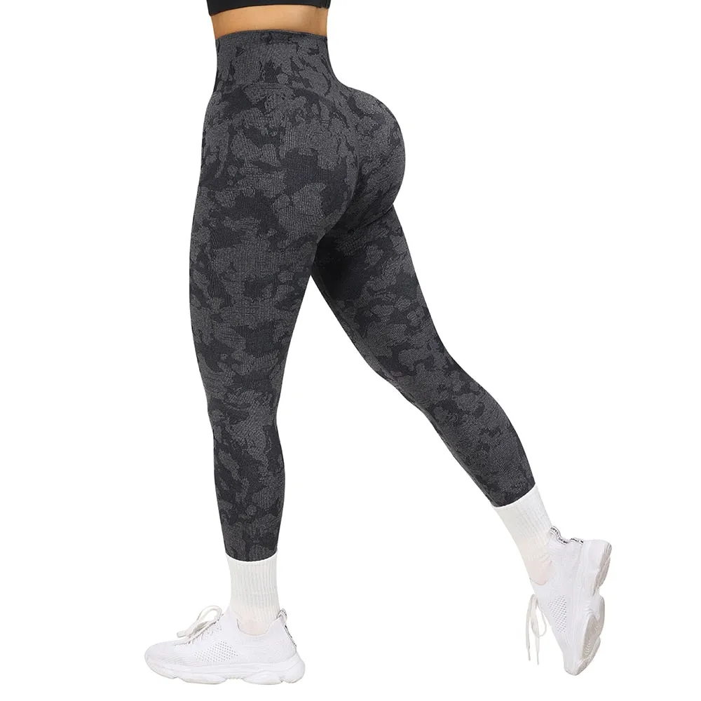 Tie Dye Fitness Legging Woman Push Up Workout Sport Leggings Scrunch Butt Outfit Gym Seamless Legging Pants