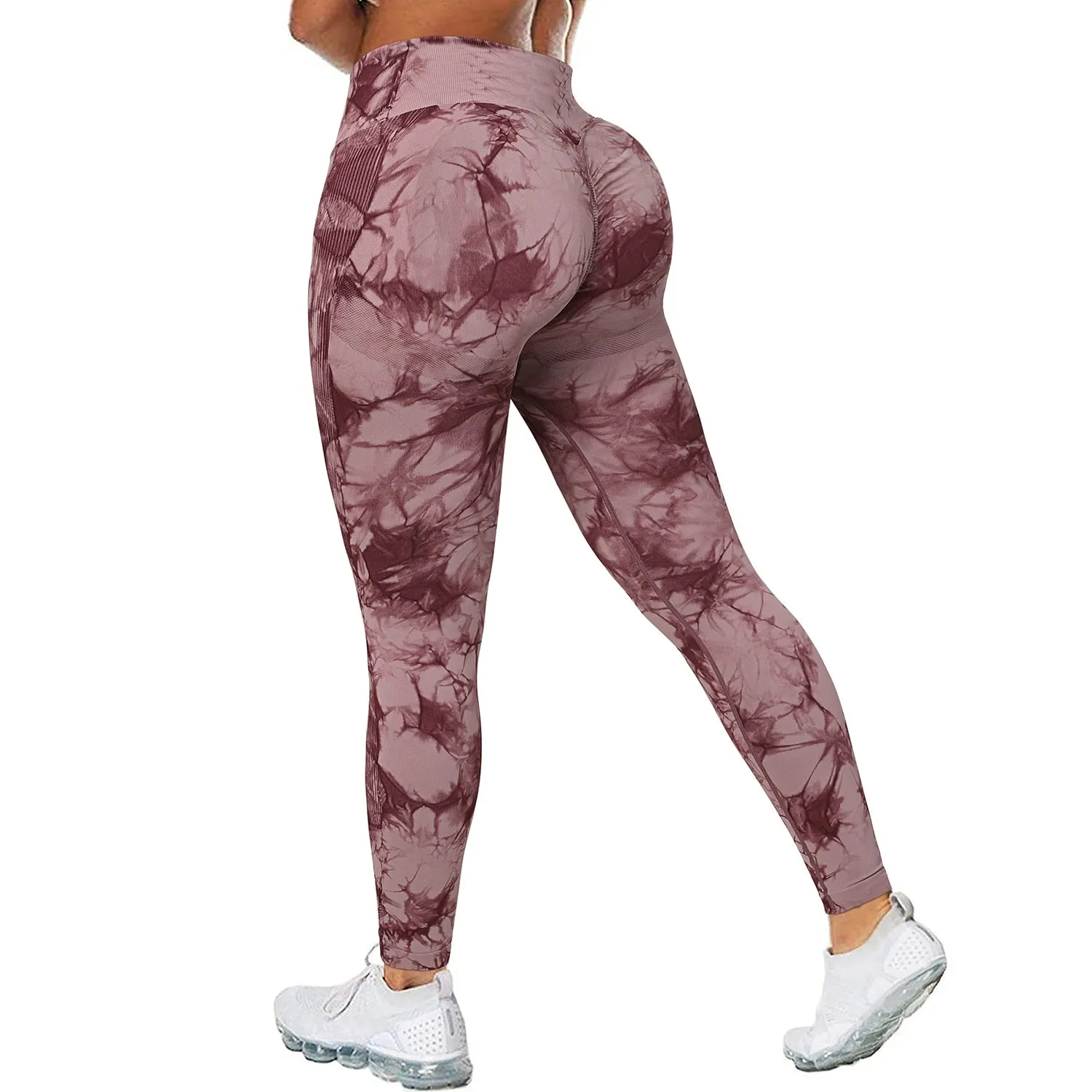 Tie Dye Fitness Legging Woman Push Up Workout Sport Leggings Scrunch Butt Outfit Gym Seamless Legging Pants