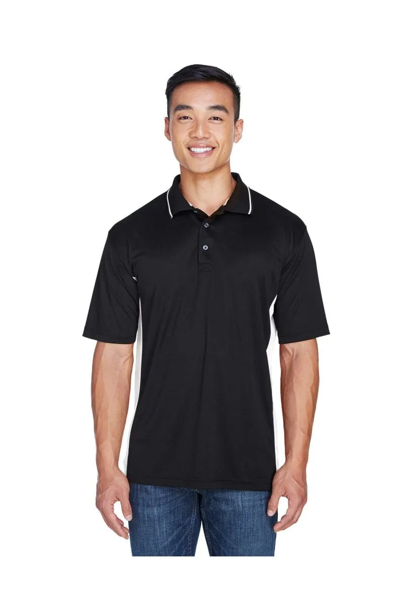 UltraClub 8406: Men's Cool & Dry Sport Two-Tone Polo