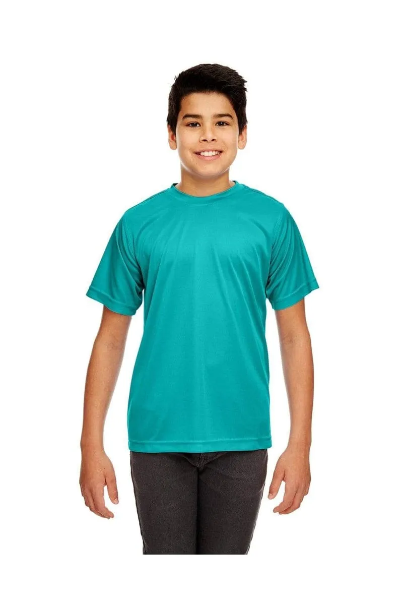 UltraClub 8420Y: Youth Cool & Dry Sport Performance Interlock T-Shirt, Extended Colors 2