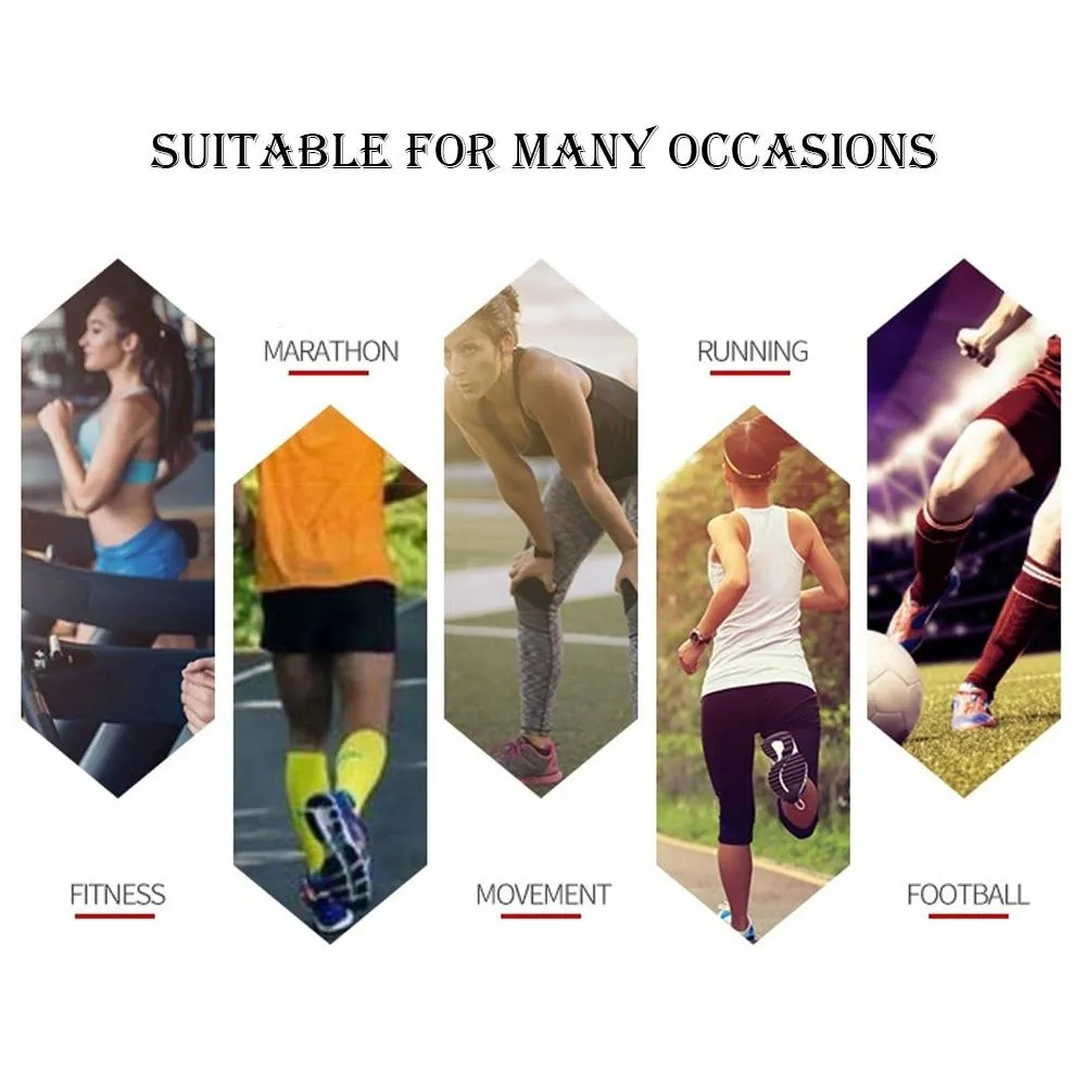 Unisex Breathable Graduated Athletics Long Haul Travel Compression Stockings