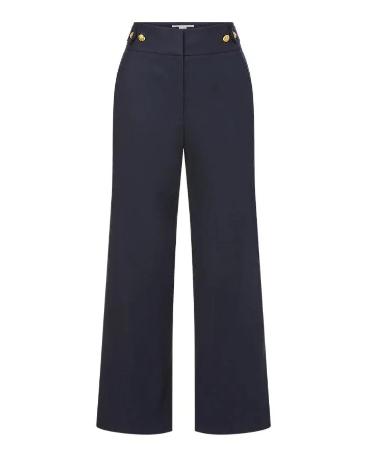 Veronica Beard Aubrie Linen Pant