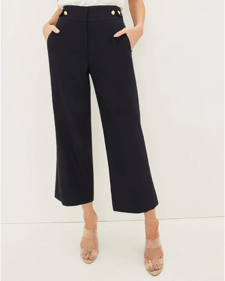 Veronica Beard Aubrie Linen Pant