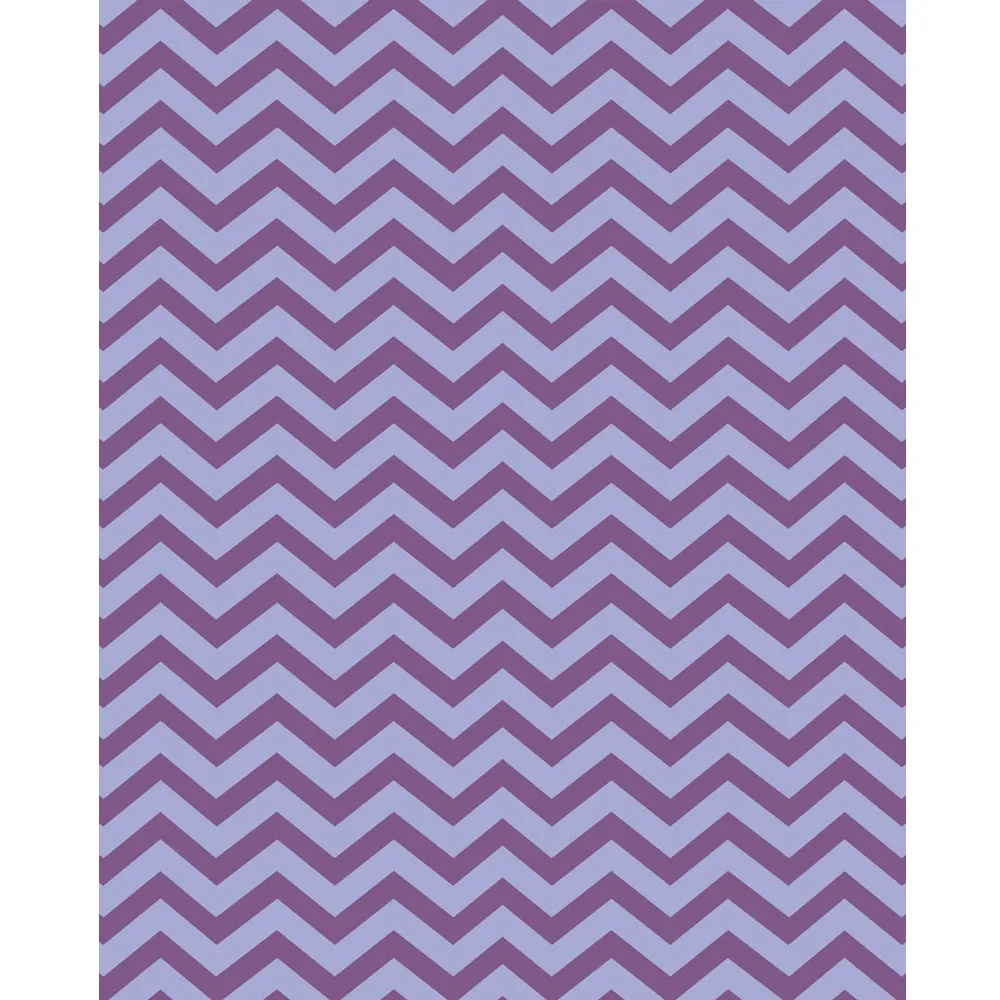 Violet & Purple Chevron Printed Backdrop