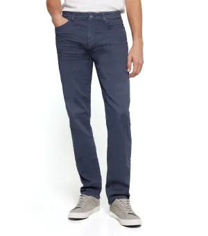 Washed Regular Color 5-Pocket Pants Blue