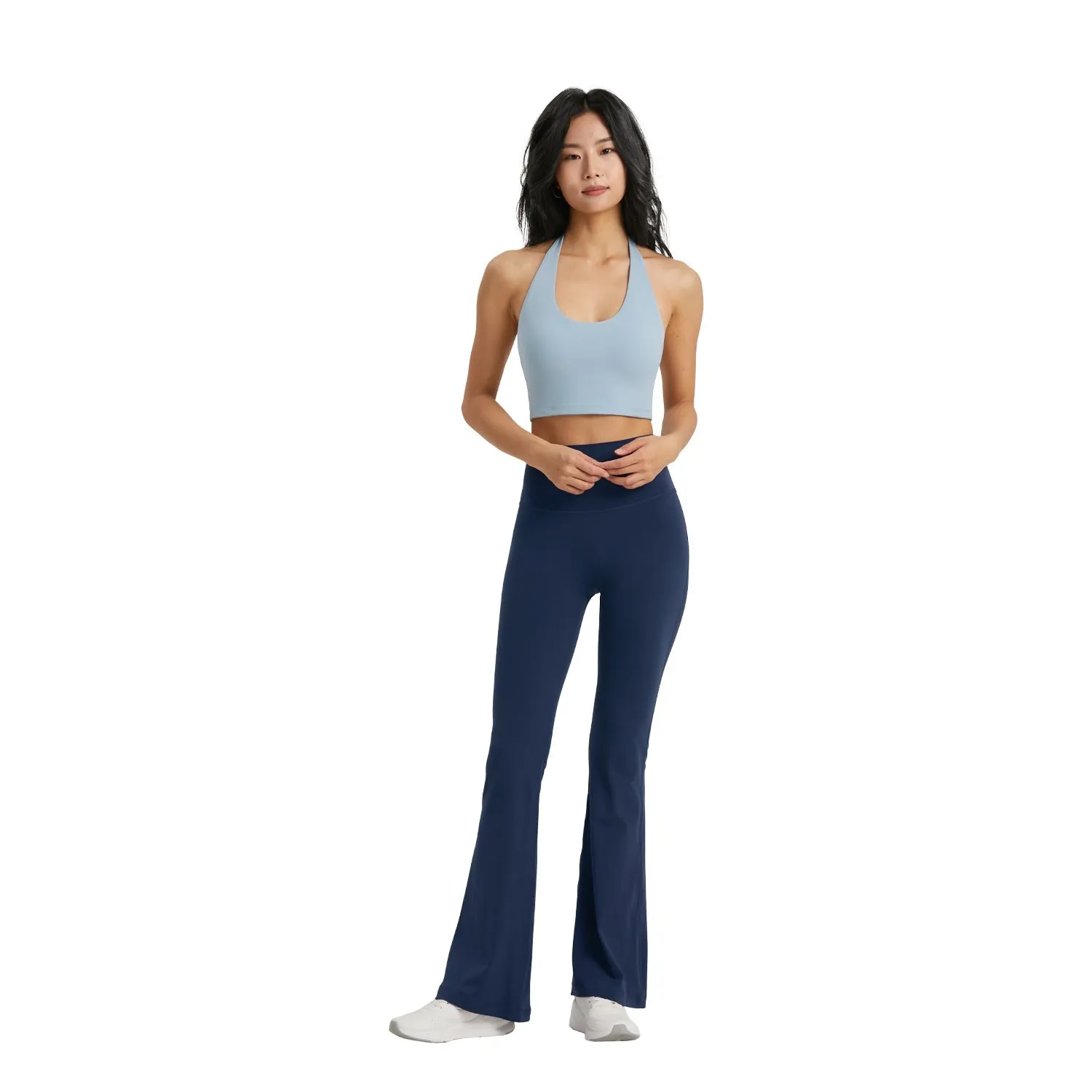 Women's Fashion Casual Solid Color No Size Yoga Bell-bottom Pants