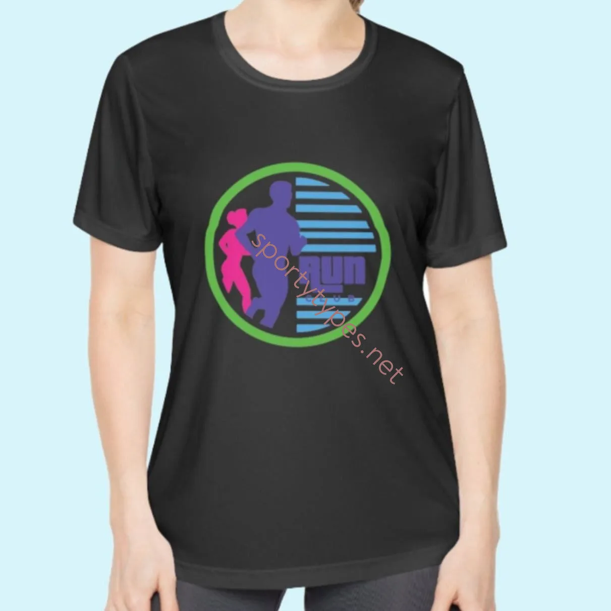 Women's Run Club Moisture Wicking Tee