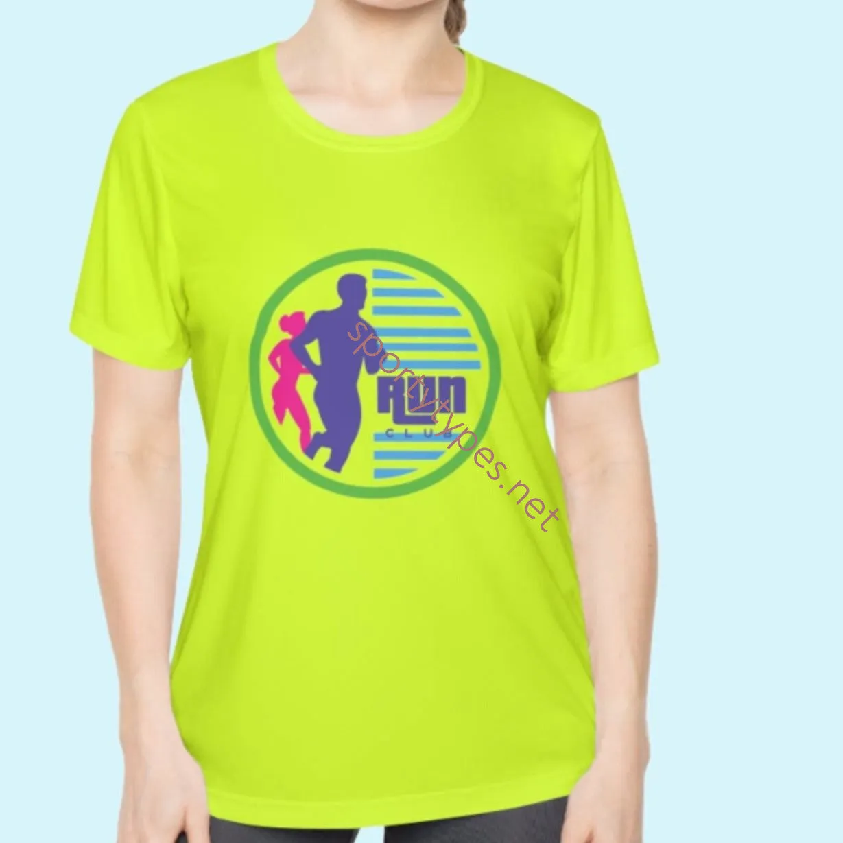 Women's Run Club Moisture Wicking Tee