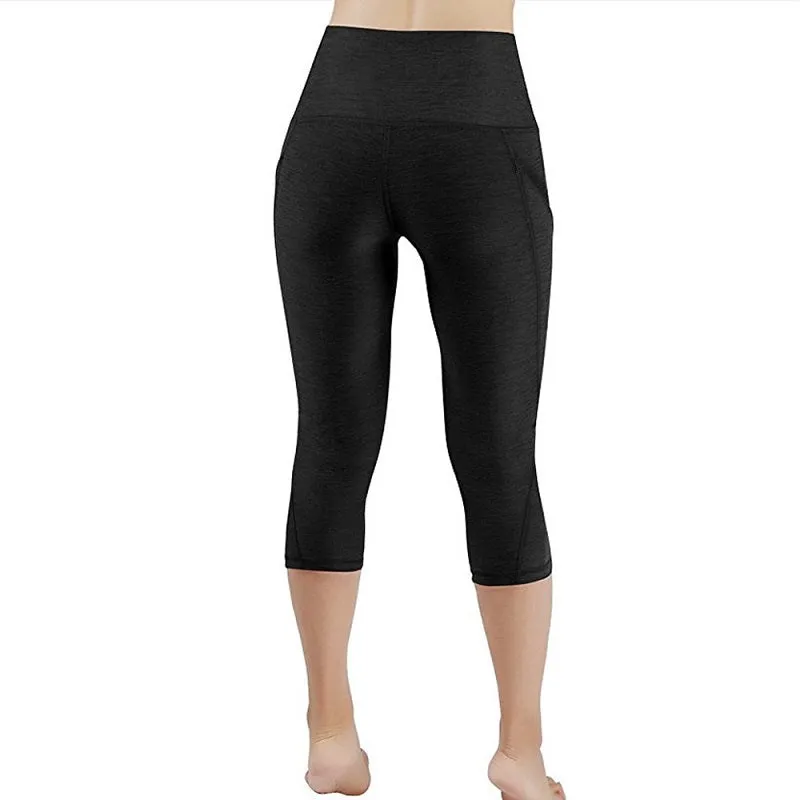 Womens Tummy Control High Waist Yoga Pants with Pockets