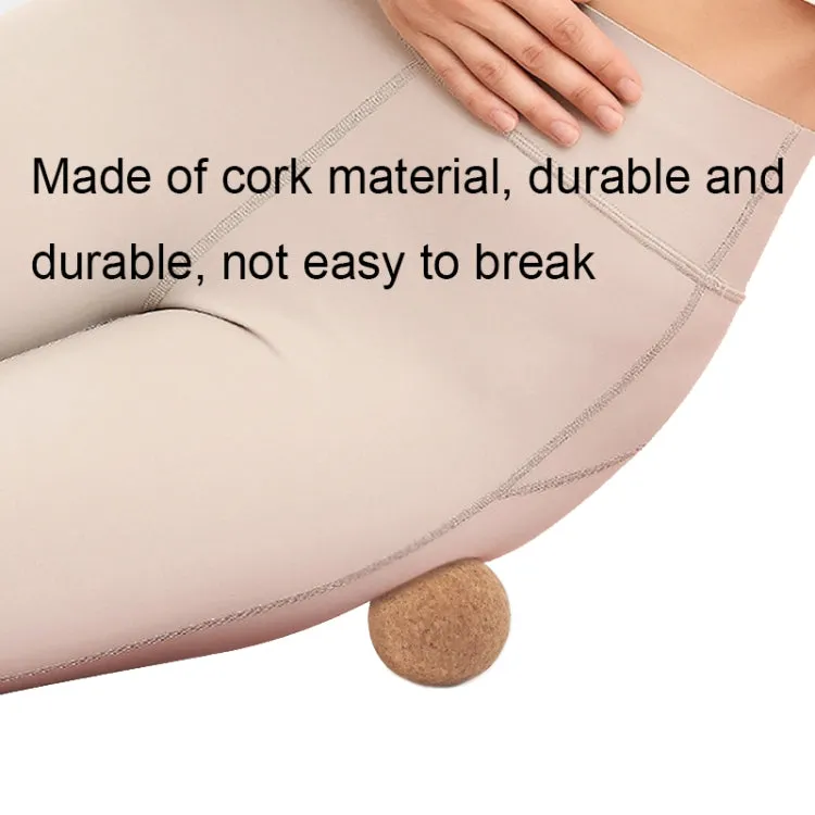 YG049 High-Density Cork Yoga Massage Ball Fitness Fascia Balls, Specification: Diameter 65mm