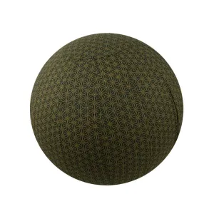 Yoga Ball Cover Size 65cm Design Olive Geometric Global Groove