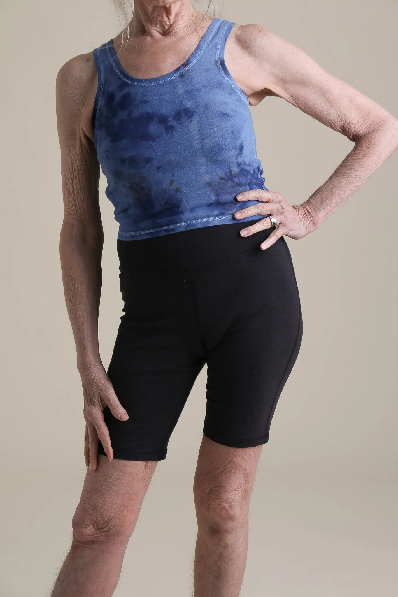 Yoga Bike Shorts in Black