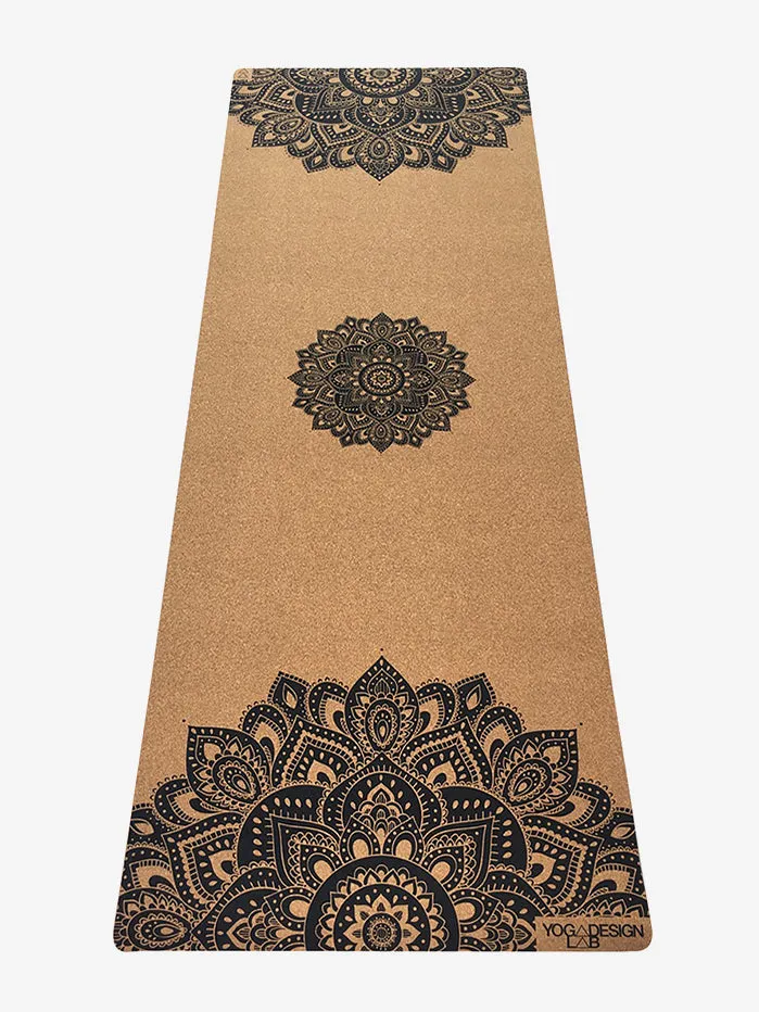 Yoga Design Lab Cork Mat 3.5mm - Mandala Black