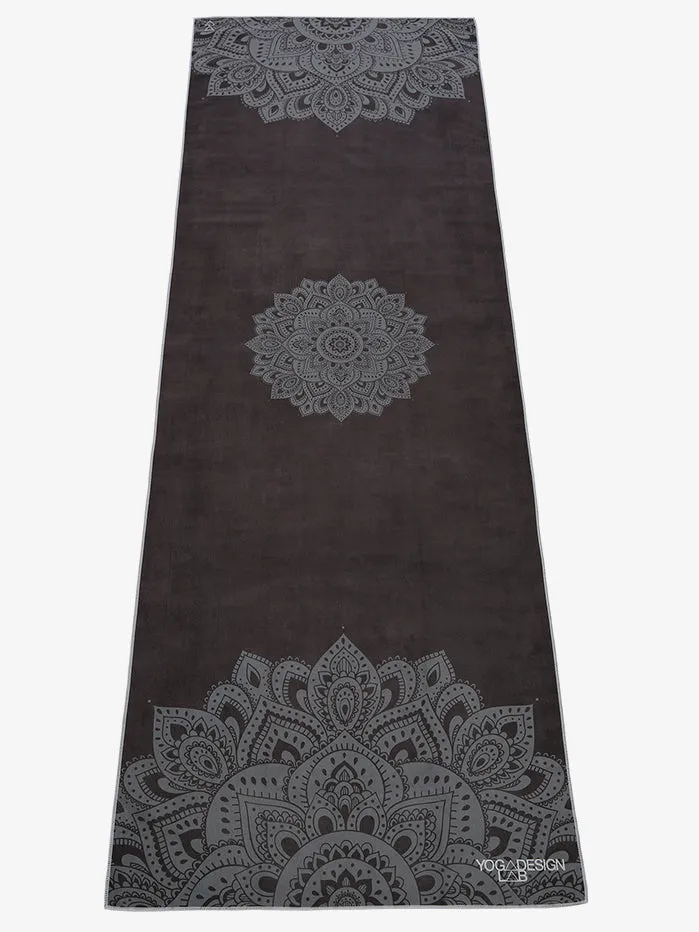 Yoga Design Lab Mat Towel - Mandala Black